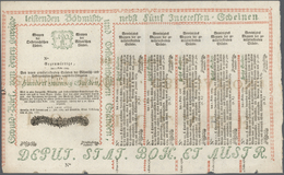 Austria / Österreich: 120 Gulden 1763 Obligation Vienna, PR W9), Complete Sheet In Condition: VF. - Austria