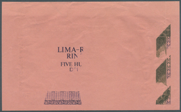 Brunei: Highly Rare Uniface Proof Print / Color Trial On Pink Test Paper Of 500 Ringgit ND(1972-88) - Brunei