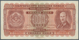 Bulgaria / Bulgarien: 1000 Leva 1940 P. 59, With Center Fold, Handling In Paper And Light Horizontal - Bulgarien
