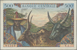 Cameroon / Kamerun: 500 Francs ND (1962) P. 11, Used With Light Folds And Creases, No Holes Or Tears - Kamerun