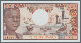 Chad / Tschad: 500 Francs ND(1974) P. 2, Crisp Original Apper, Original Colors, Light Handling In Pa - Tschad