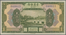 China: The Chinese Italian Banking Corporation 1 Yuan 1921 P. 253 In Condition: AUNC. - China