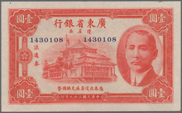 China: 1 Dollar 1940 Kwangtung Provincial Bank P. S2449r In Condition: AUNC. - China