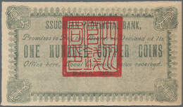 China: Szechnan Provincial Bank 10 Coppers ND P. S2808 In Condition: XF With Light Stain. - Cina