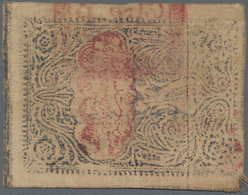 China: Islamic Republic Of Turkestan Cloth Note 100 Silver Drachin 1933 P. S3039 In Condition: F. - China