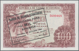 Equatorial Guinea / Äquatorialguinea: Set Of 2 Notes Containing 1000 & 5000 Bipkewle 1980 P. 18,19, - Equatorial Guinea