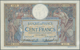 France / Frankreich: 100 Francs 1920 P. 71a, With Earlier Date, Paper Still With Crispness And Prett - Altri & Non Classificati