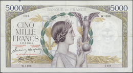 France / Frankreich: Set Of 11 CONSECUTIVE Notes 5000 Francs "Victoire" 1943 P. 97, S/N 29649169 & - - Other & Unclassified