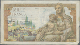 France / Frankreich: Set Of 30 Notes 1000 Francs "Demeter" 1943 P. 102, All Notes A Bit Stronger Use - Autres & Non Classés