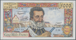 France / Frankreich: 5000 Francs 1958 P. 135 In Extraordinary Condition For This Type Of Note, Only - Sonstige & Ohne Zuordnung