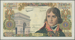 France / Frankreich: 100 Nouveaux Francs 1962 P. 144, Potrait Napoleon Bonaparte, Used With Folds, A - Autres & Non Classés