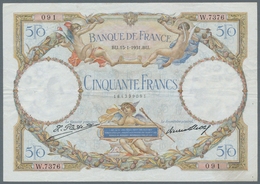 France / Frankreich: 50 Francs 1931 Fay 16.2, In Condition: VF-. - Sonstige & Ohne Zuordnung