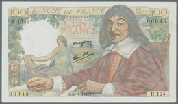 France / Frankreich: 100 Francs 1944 Fay 27.6, In Condition: AUNC. - Andere & Zonder Classificatie