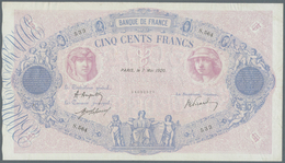 France / Frankreich: 1000 Francs 1920 Fay 30.24, Nice Colors, In Condition: F To F+. - Andere & Zonder Classificatie