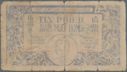 French Indochina / Französisch Indochina: Very Interesting Set With 7 Banknotes Comprising French In - Indochina