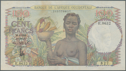 French West Africa / Französisch Westafrika: 100 Francs 1950 P. 40, Banque De L'Afrique Occidentale, - Westafrikanischer Staaten