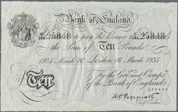 Great Britain / Großbritannien: Set Of 2 Banknotes Bernhard Forgeries Containing 5 & 10 Pounds 1935 - Otros & Sin Clasificación