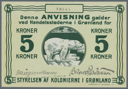 Greenland / Grönland: 5 Kroner ND(1913), P.14A In Perfect UNC Condition - Grönland