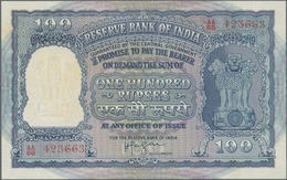 India / Indien: 100 Rupees ND P. 43b, Unfolded, Crisp, Only Very Minor Handling In Paper, Light Stai - Inde