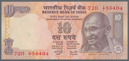 India / Indien: Set Of 17 Notes 10 Rupees ND P. 89a-e, All From Different Series And Several With Di - India