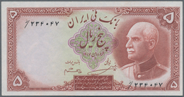 Iran: Set Of 2 CONSECUTIVE Notes 5 Rials 1937 P. 32, Both In Condition: UNC. (2 Pcs) - Iran