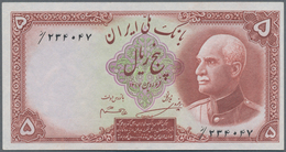 Iran: Set Of 2 CONSECUTIVE Notes 5 Rials 1937 P. 32, Both In Condition: UNC. (2 Pcs) - Irán