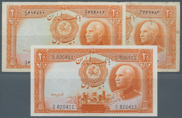 Iran: Set With 3 Banknotes 20 Rials SH1317, One With Western Serial Number In UNC And Two With Persi - Iran