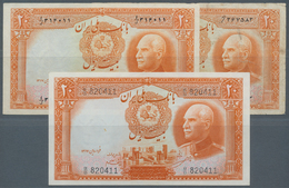 Iran: Set With 3 Banknotes 20 Rials SH1317, One With Western Serial Number In UNC And Two With Persi - Irán