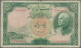 Iran: Set Of 2 Notes Containing 50 & 100 Rials ND P. 35, 36, Both Stronger Used With Strong Center F - Iran