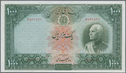 Iran: 1000 Rials ND P. 38A, With Light Horizontal And Vertical Folds, Pressed But Still Strong Paper - Iran