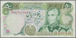 Iran: Error Note Of 50 Rials ND P. 101c With Partial Print Of The Front Also On The Back Side Overpr - Irán