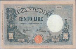 Italy / Italien: Set Of 6 Notes Of 100 Lire 1926/28/29/33/34 P. 50, All Used With Folds, Border Tear - Sonstige & Ohne Zuordnung