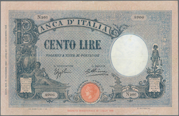 Italy / Italien: Set Of 6 Notes Of 100 Lire 1926/28/29/33/34 P. 50, All Used With Folds, Border Tear - Autres & Non Classés