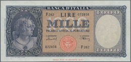 Italy / Italien: 1000 Lire 1961 P. 83, Crisp Original Paper, No Holes Or Tears, Handling In Paper, O - Otros & Sin Clasificación