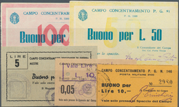 Italy / Italien: Set Of 28 P.O.W. Notes Italy Containing The Following Campell Numbers: 6159 (2x In - Andere & Zonder Classificatie
