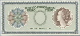 Italy / Italien: Sample Print Of "Marca Da Bollo" Issues From 15 Centesimi To 15 Lire, All Overprint - Otros & Sin Clasificación