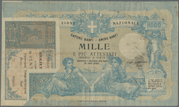 Italy / Italien: Rare Contemporary Advertising Banknote Showing 1000 Lire On Front As Well As A Rare - Otros & Sin Clasificación