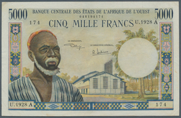 Ivory Coast / Elfenbeinküste: Banque Centrale Des États De L'Afrique De L'Ouest, 5000 Francs ND(1970 - Elfenbeinküste (Côte D'Ivoire)