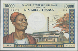 Mali: 10.000 Francs ND P. 15 In Nice Condition With Very Clean Paper And Bright Colors, Light Center - Mali