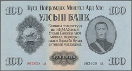 Mongolia / Mongolei: Very Nice Set With 21 Banknotes 1 - 100 Tugrik 1955, 1 - 100 Tugrik 1966 And 1 - Mongolei