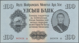 Mongolia / Mongolei: Very Nice Set With 21 Banknotes 1 - 100 Tugrik 1955, 1 - 100 Tugrik 1966 And 1 - Mongolië