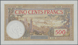 Morocco / Marokko: 500 Francs 1948 P. 15, Without Holes Or Tears, Crisp Original Paper And Original - Marokko