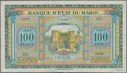 Morocco / Marokko: Set Of 2 Notes Containing 50 & 100 Francs 1943/44 P. 26, 27, Both In Similar Cond - Marokko