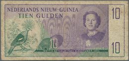 Netherlands New Guinea / Niederländisch Neu Guinea:  Ministerië Van Overzeesche Rijksdelen 10 Gulden - Papua Nuova Guinea