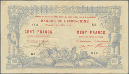 New Caledonia / Neu Kaledonien: Very Rare Condition 100 Francs 1914 P. 17 Noumea Banque De L'Indochi - Nouméa (Nieuw-Caledonië 1873-1985)