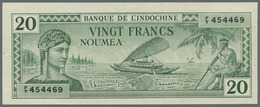 New Caledonia / Neu Kaledonien: 20 Francs ND P. 49, Strong Paper And Original Colors, Light Folds In - Nouméa (Neukaledonien 1873-1985)