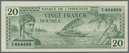 New Caledonia / Neu Kaledonien: 20 Francs ND P. 49, Strong Paper And Original Colors, Light Folds In - Nouvelle-Calédonie 1873-1985