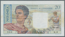 New Caledonia / Neu Kaledonien: 20 Francs ND P. 50a, In Condition: VF+. - Nouméa (Nieuw-Caledonië 1873-1985)