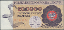 Poland / Polen: Very Nice Set With 23 Banknotes 10 - 200.000 Zlotych 1975-1989, P.142a-155a In F+ To - Poland