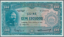 Portuguese Guinea  / Portugiesisch Guinea: 100 Escudos 1964, P.41, Excellent Condition With Only One - Guinea